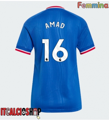 Manchester United Amad Diallo #16 Seconda Maglia Femmina 2026-27 Manica Corta